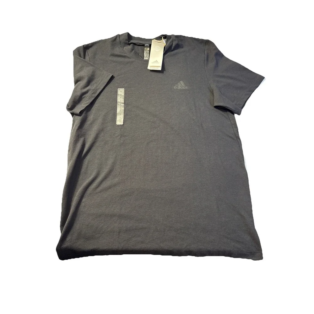 NEW Adidas Axis Tech Men's Black‎ Athletic Training T-Shirt Sz SMALL